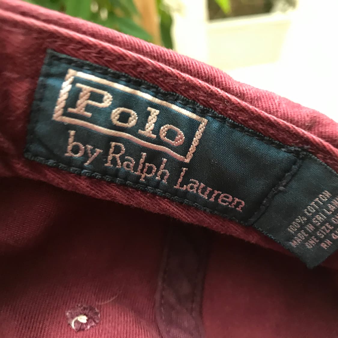 폴로 랄프로렌 볼캡 버건디 상품이미지9