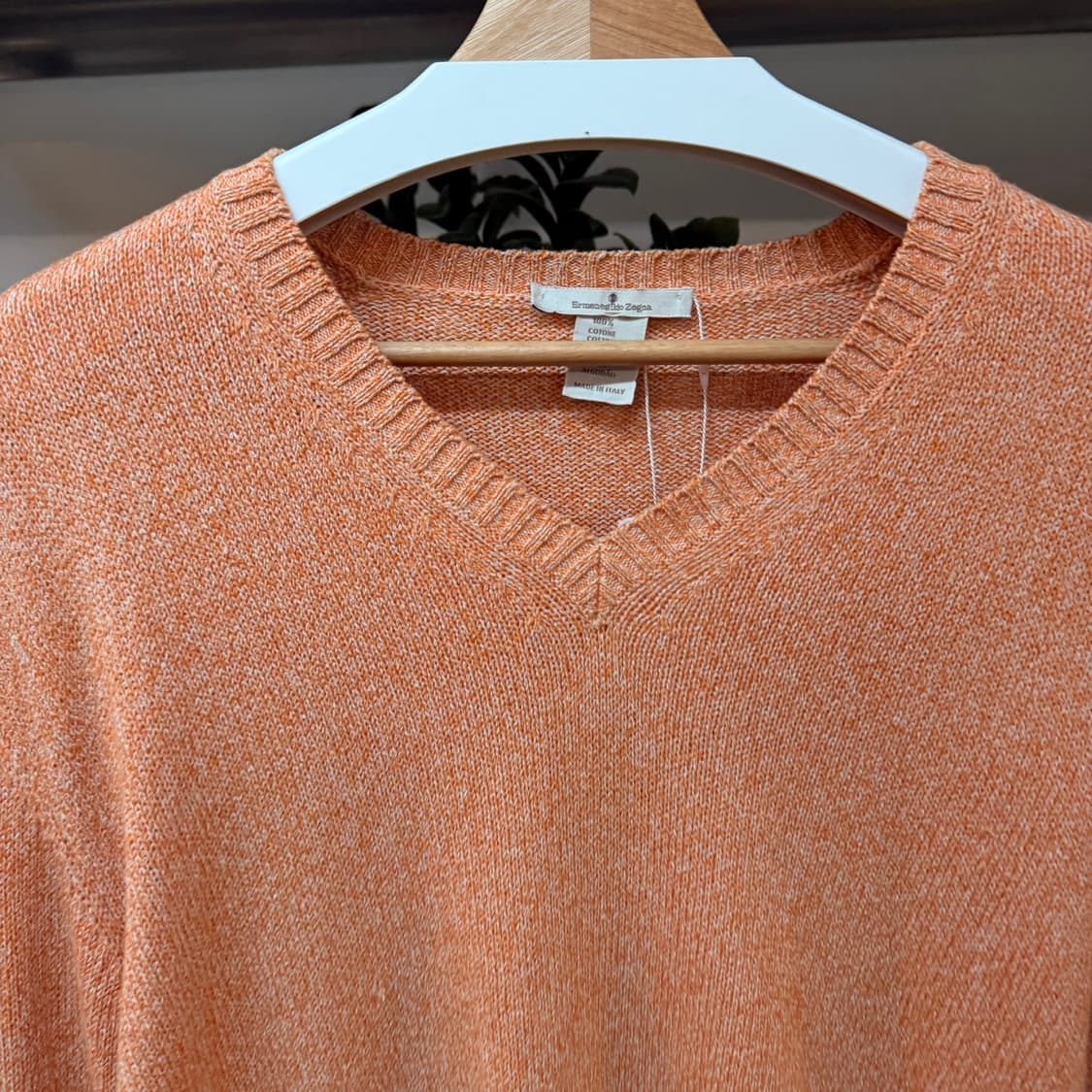  Ermenegildo Zegna 에르메네질도 제냐 코튼 니트 브이넥 L 상품이미지3