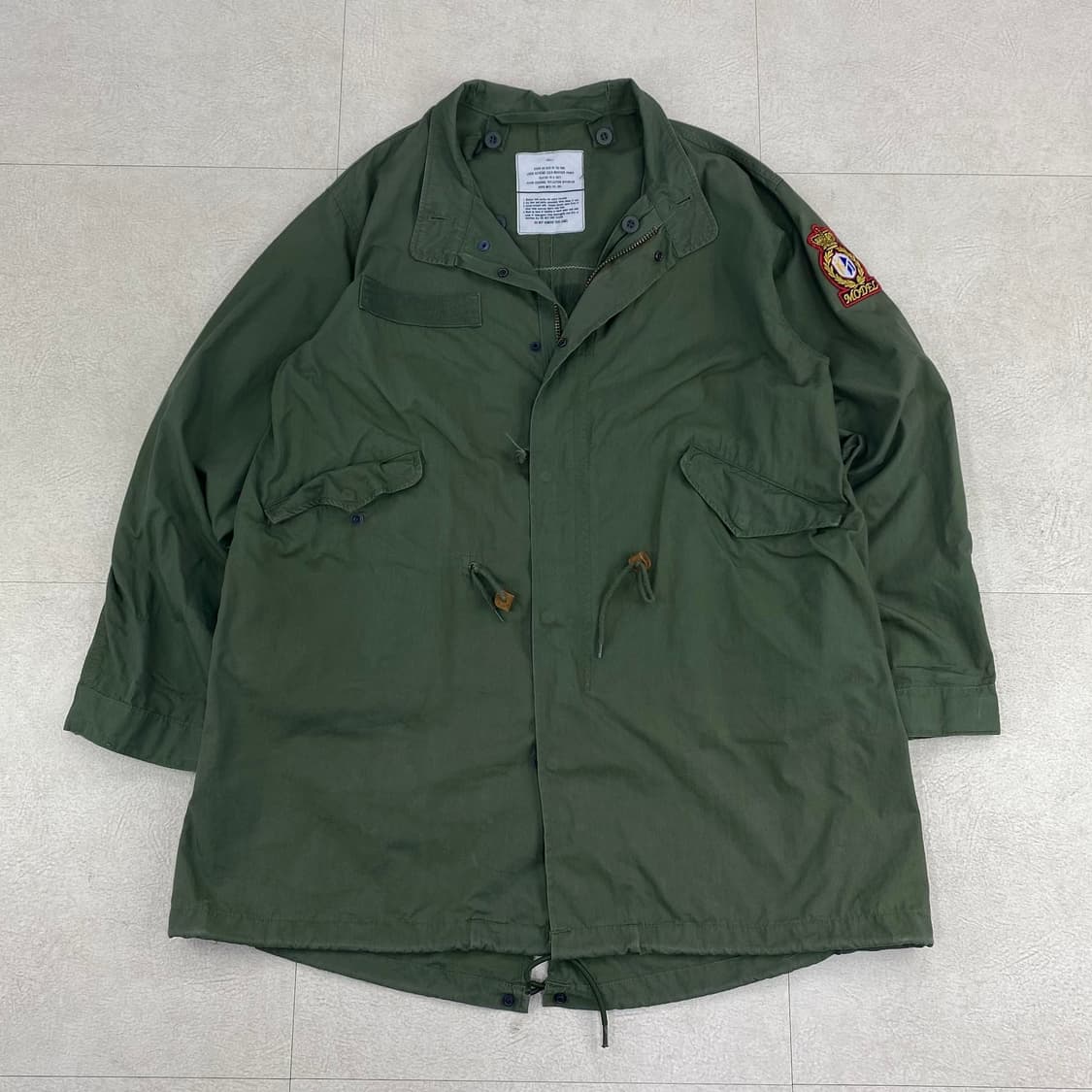  70s 미군 오리지널 M65 피쉬테일 개파카 커스텀 외피 자켓 (100 상품이미지1