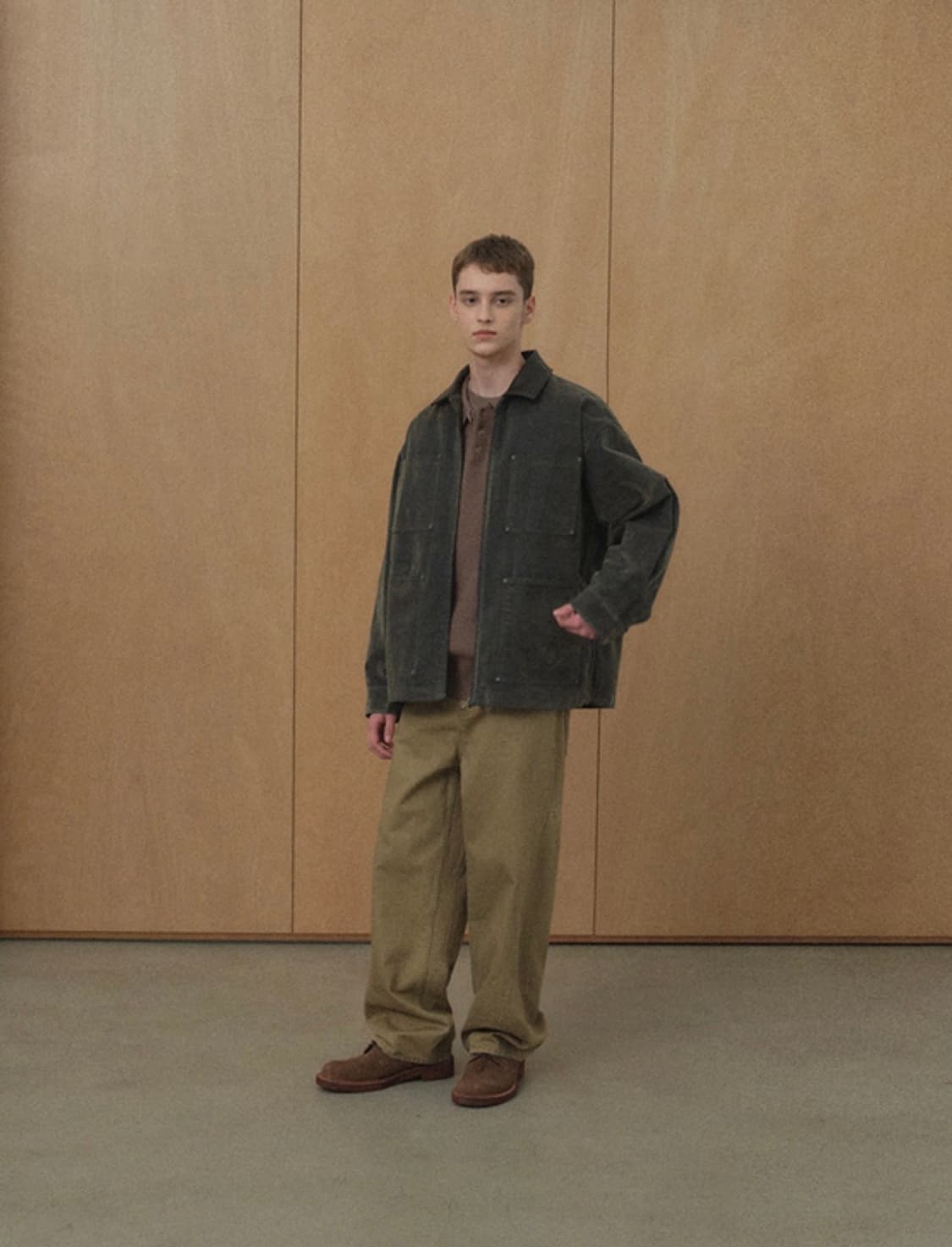 <새상품>스테인 워시 싱글 자켓 프렌치 워크 자켓 상품이미지6