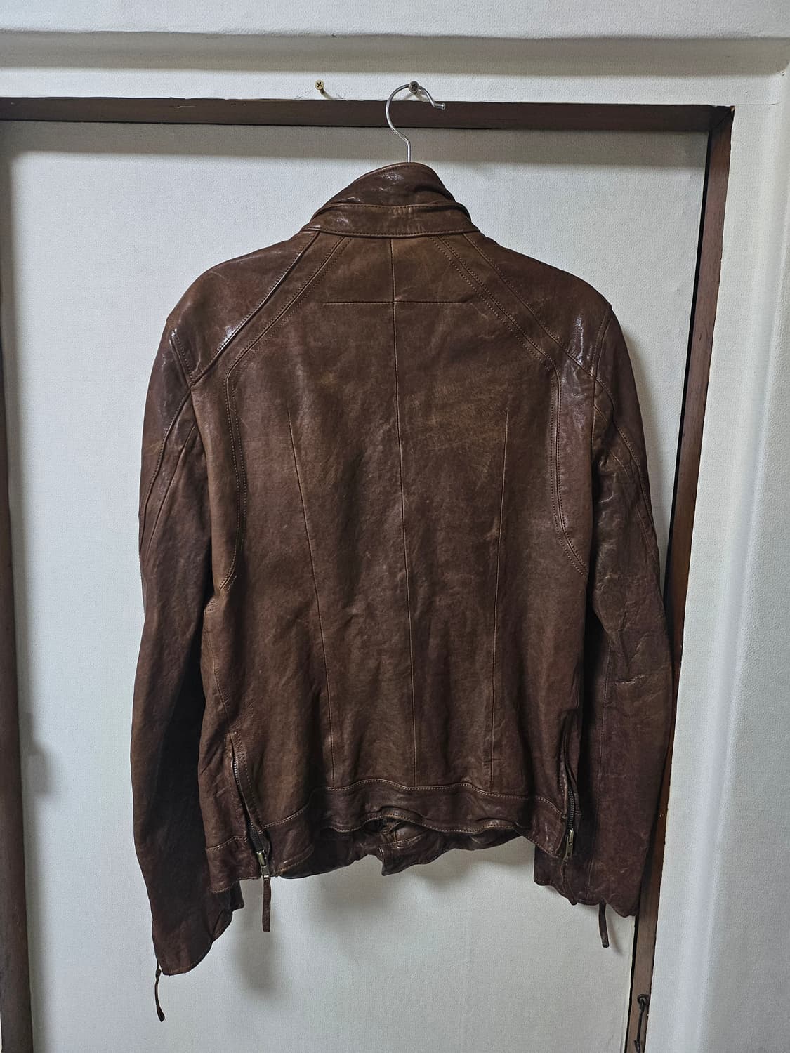 시스템 가죽자켓 100 (95-100) 상품이미지2