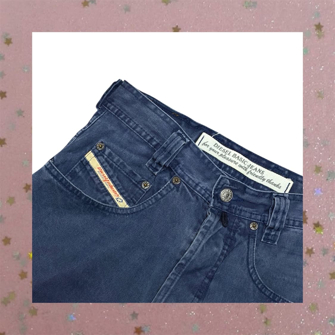 디젤 네이비 팬츠 상품이미지3