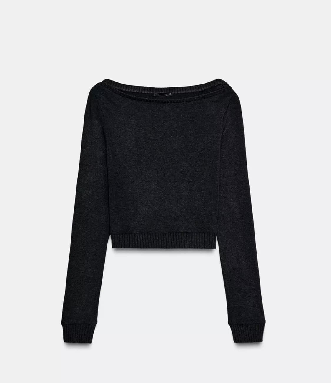 ZARA 자라 소프트 크롭 탑, 자라 크롭 니트, 자라 니트 상품이미지7