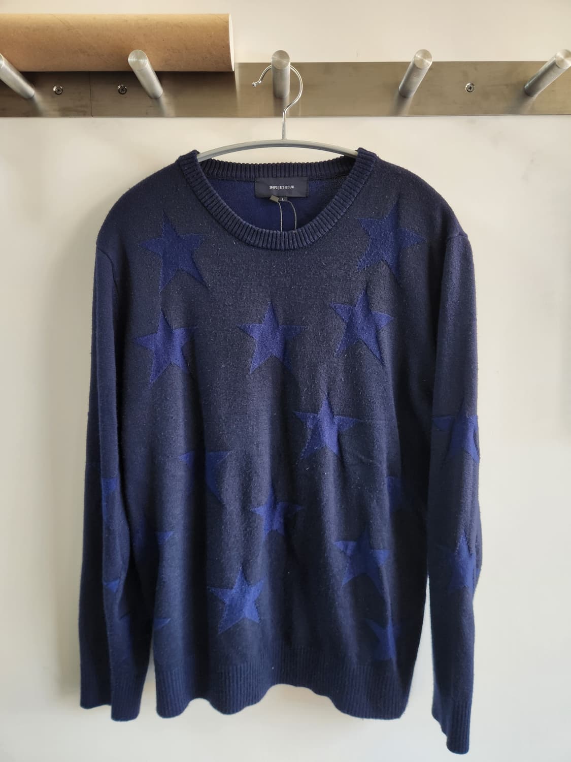 쉽스 스타 자카드 니트 상품이미지1