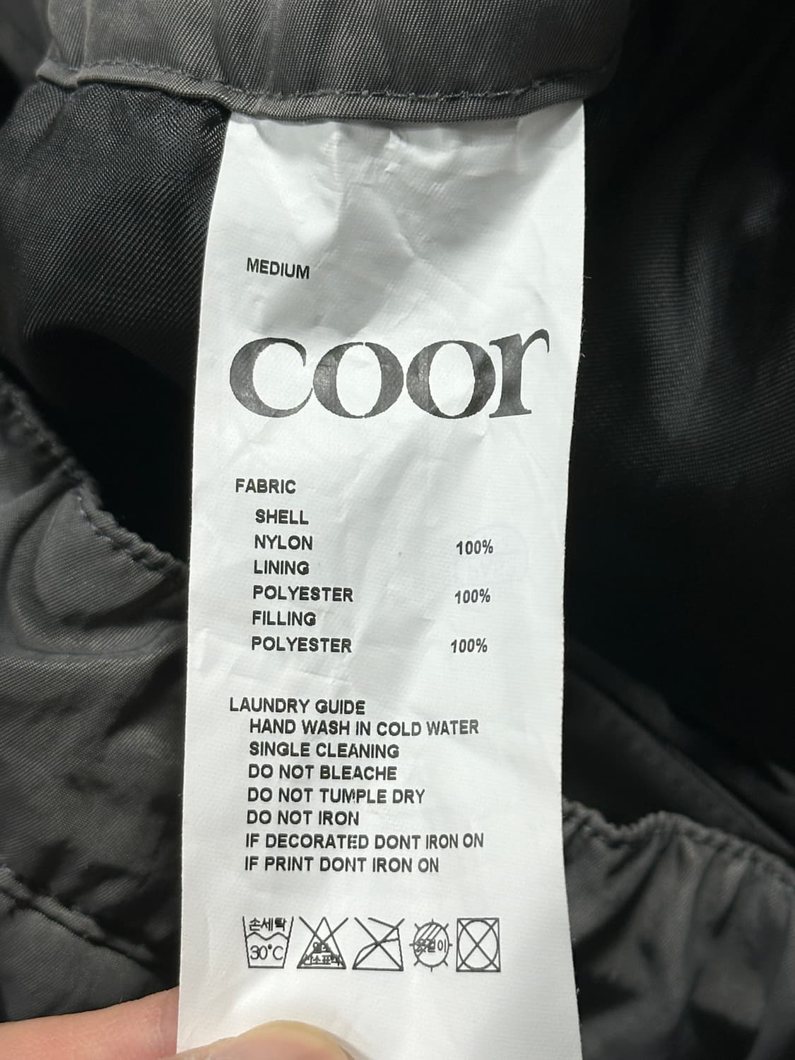 쿠어 패디드 카고팬츠 M 상품이미지6