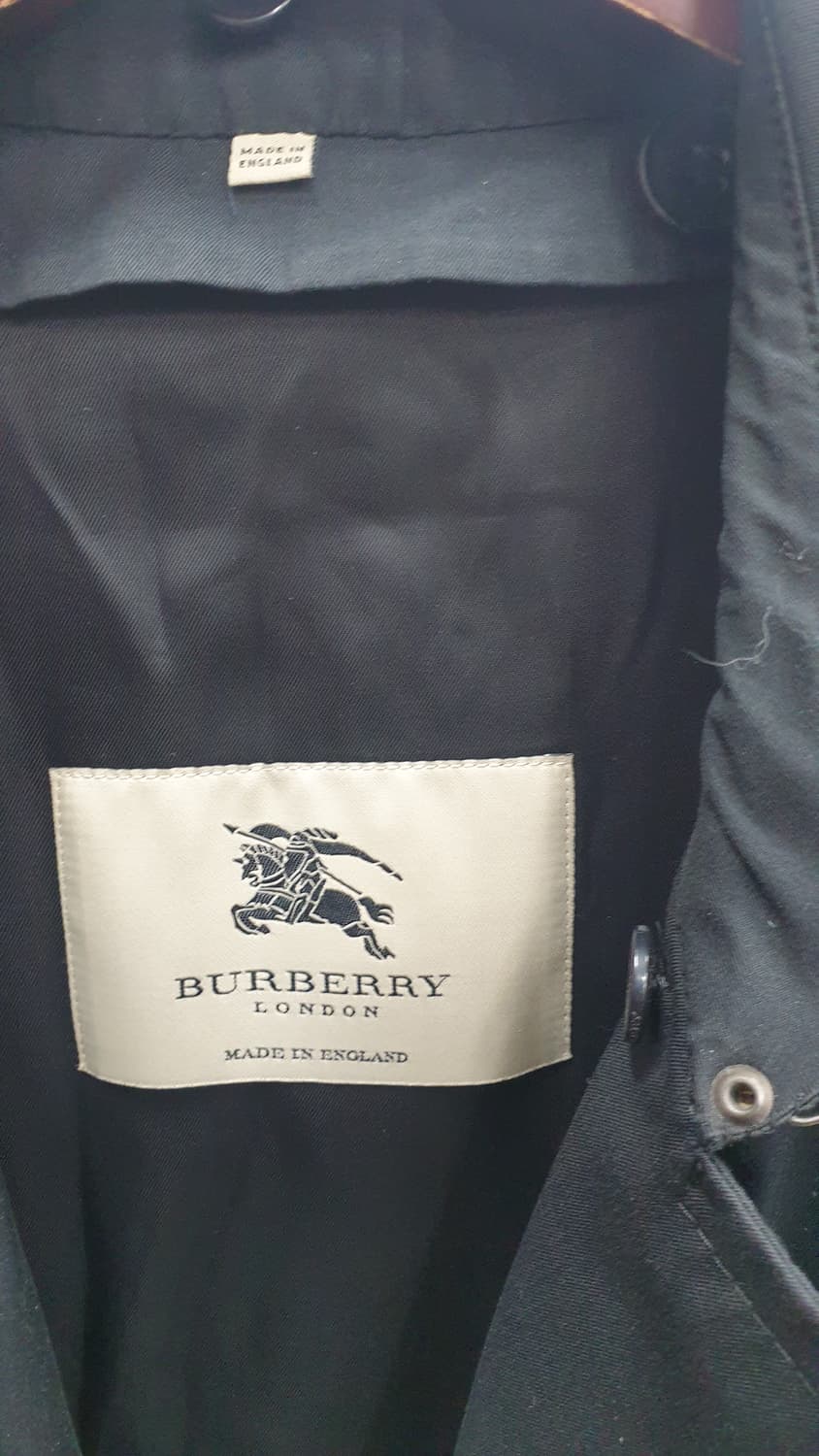 버버리 블랙 트렌치 코트52사이즈 상품이미지4