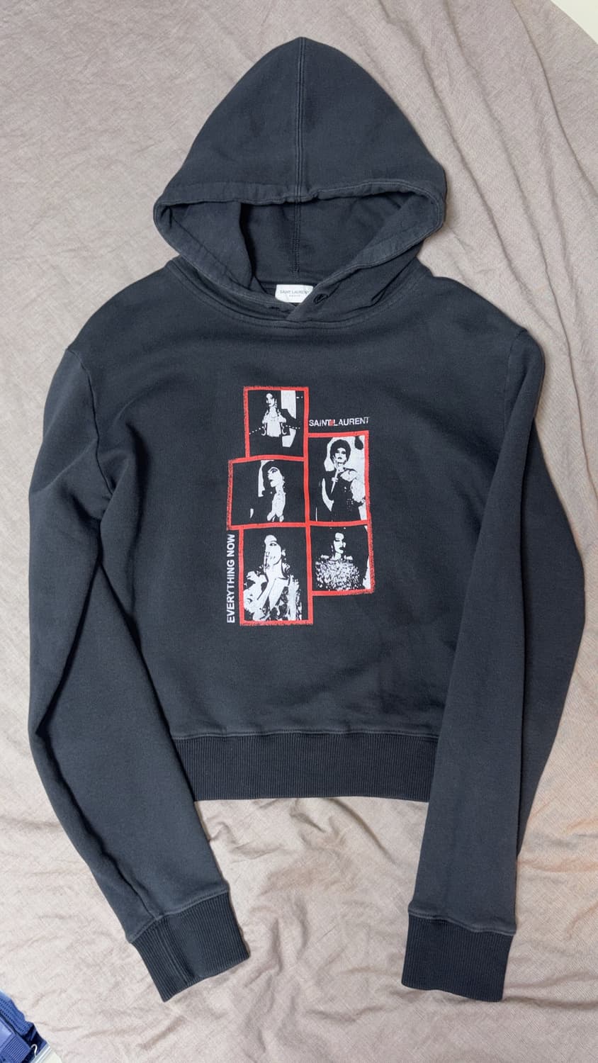 생로랑 18FW 에브리띵 나우 후드티 s사이즈 카이엔젤 애착 상품이미지1
