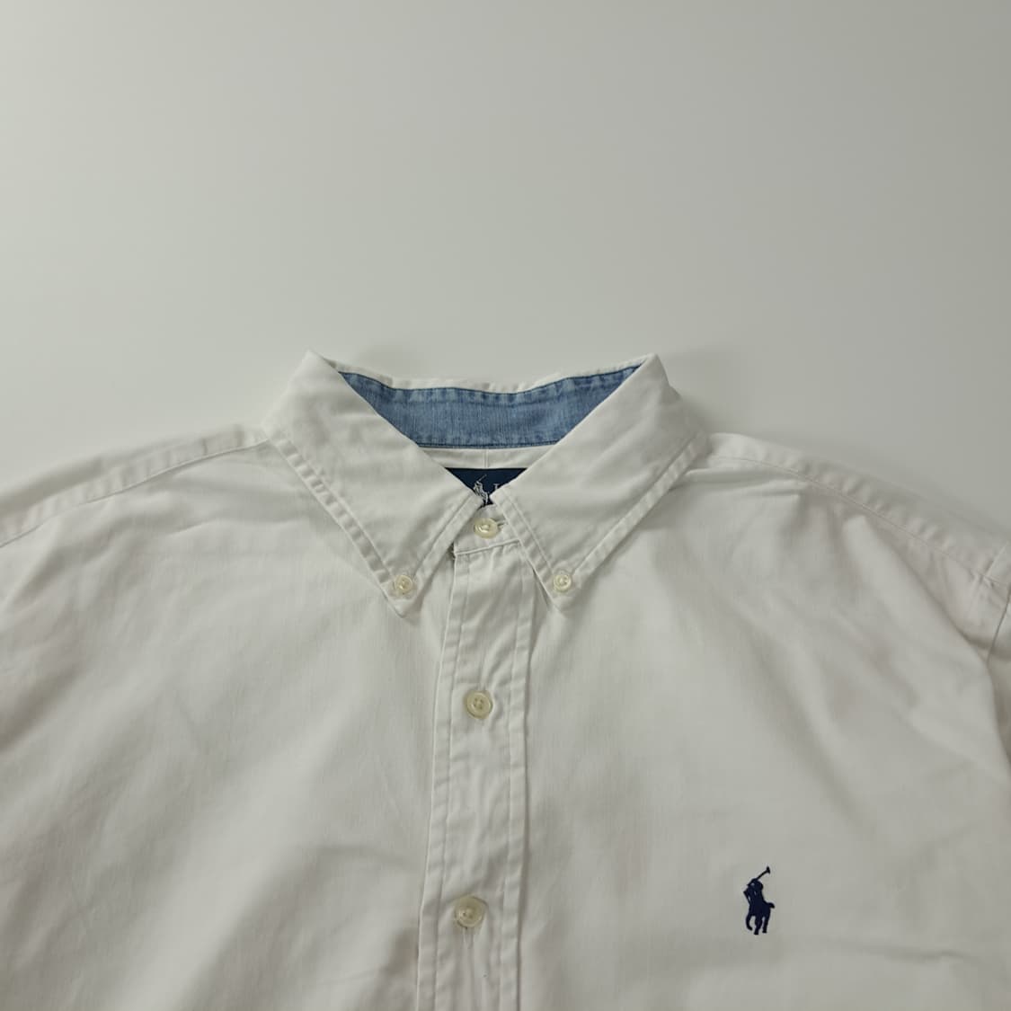 CK607 XL 폴로 90s 버튼다운 화이트 셔츠 남방 상품이미지2