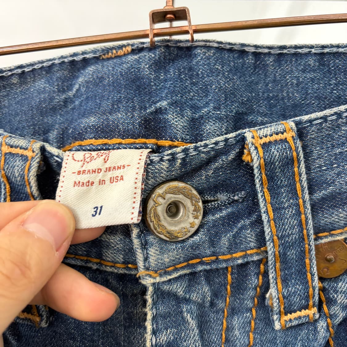 트루릴리전 부츠컷 데님 팬츠 상품이미지8