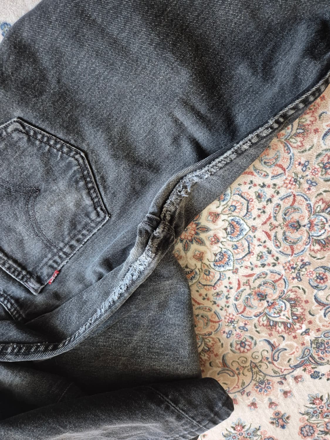 90s 미국 제조 501 흑청 상품이미지5