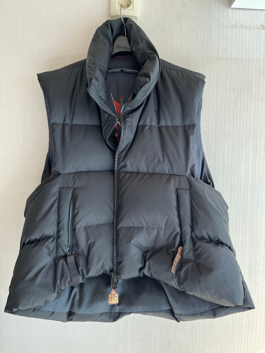 [2] 캐피탈 kapital 립스탑 나일론 버거 킬 베스트 블랙 상품이미지2