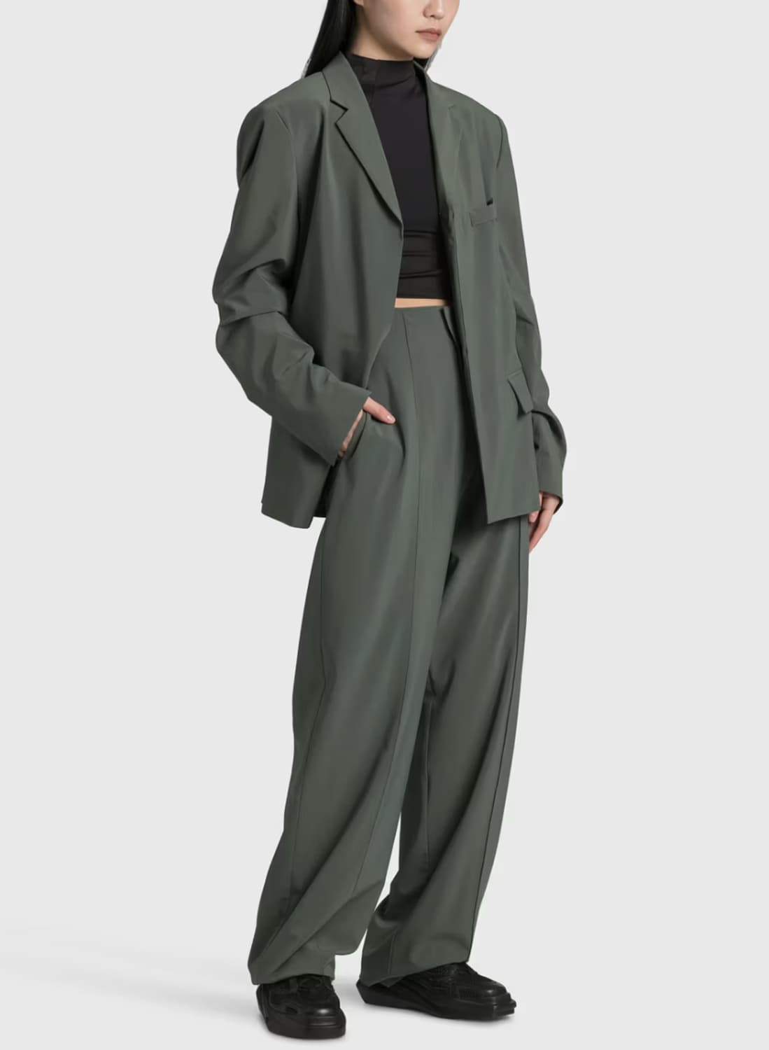 [4] 24SS HYEIN SEO 셋업 그레이 상품이미지2