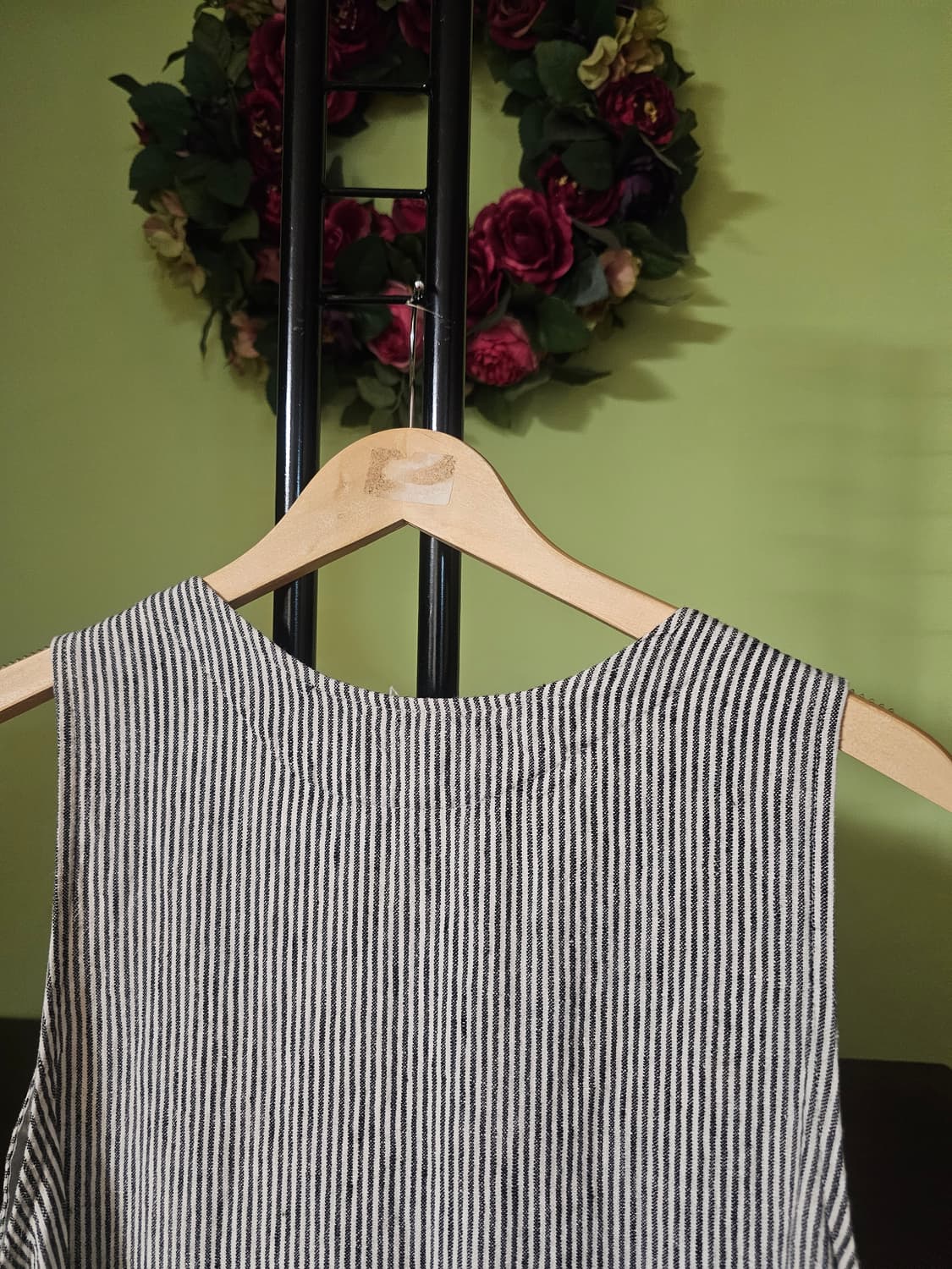 샤밀 린넨100% 오버롤 원피스 상품이미지5