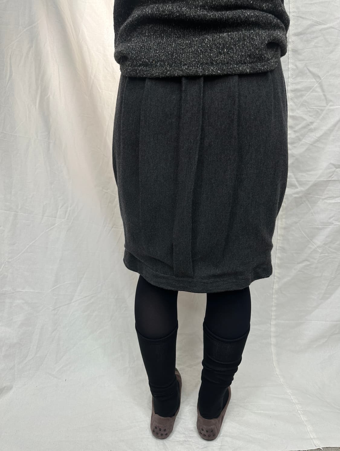 Yves saint laurant wool100% 니트 스커트 상품이미지2