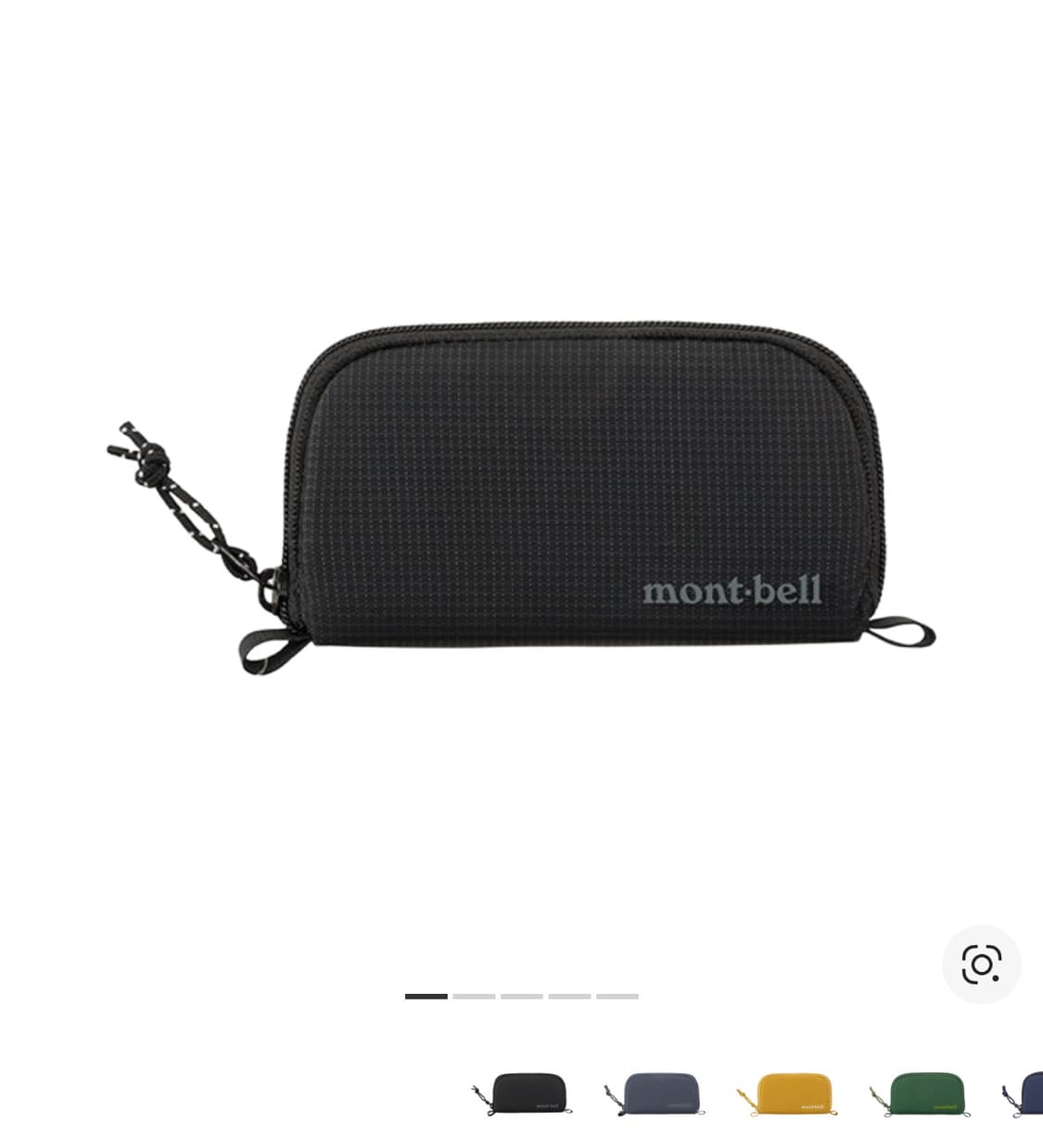 몽벨 미니 지퍼 월렛 블랙 상품이미지1