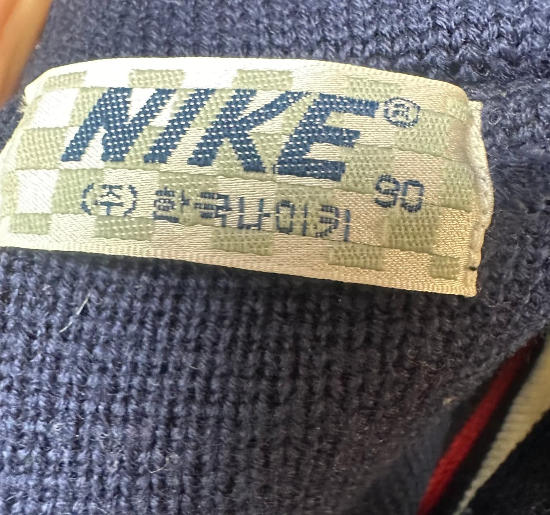 나이키 80s 네이비 인터넷니트반집업 90 상품이미지3