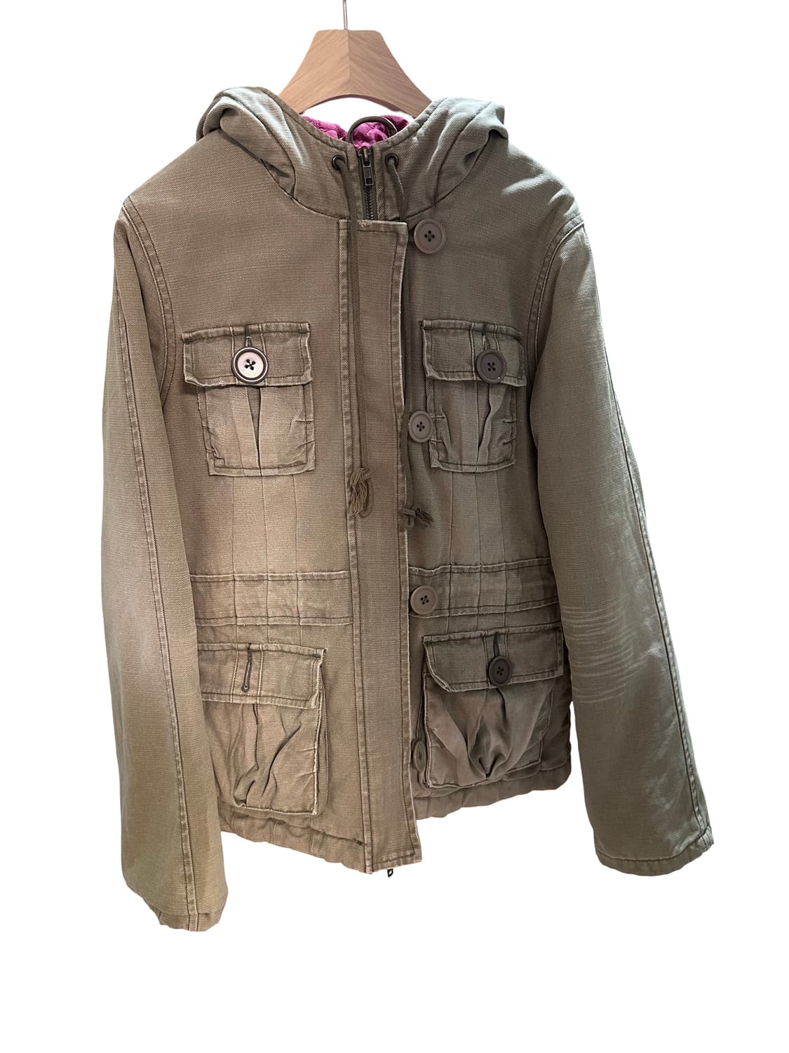 빈티지 아베크롬비 카키퀼팅 워크 자켓 상품이미지1