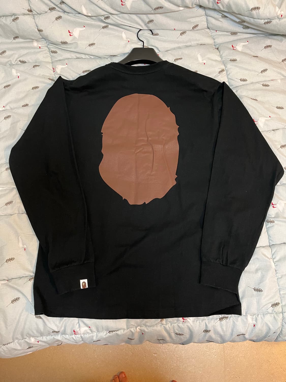 베이프 빅 에이프 헤드 롤슬리브 티셔츠 XL 상품이미지2