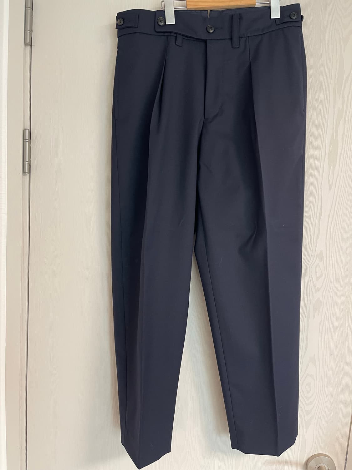 러프 사이드 리포터 셋업 울혼방 네이비 2사이즈 상품이미지7