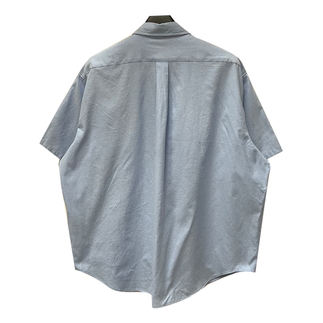 YALE 예일 오버핏 스카이블루 옥스포드 반팔 셔츠 L 상품이미지2