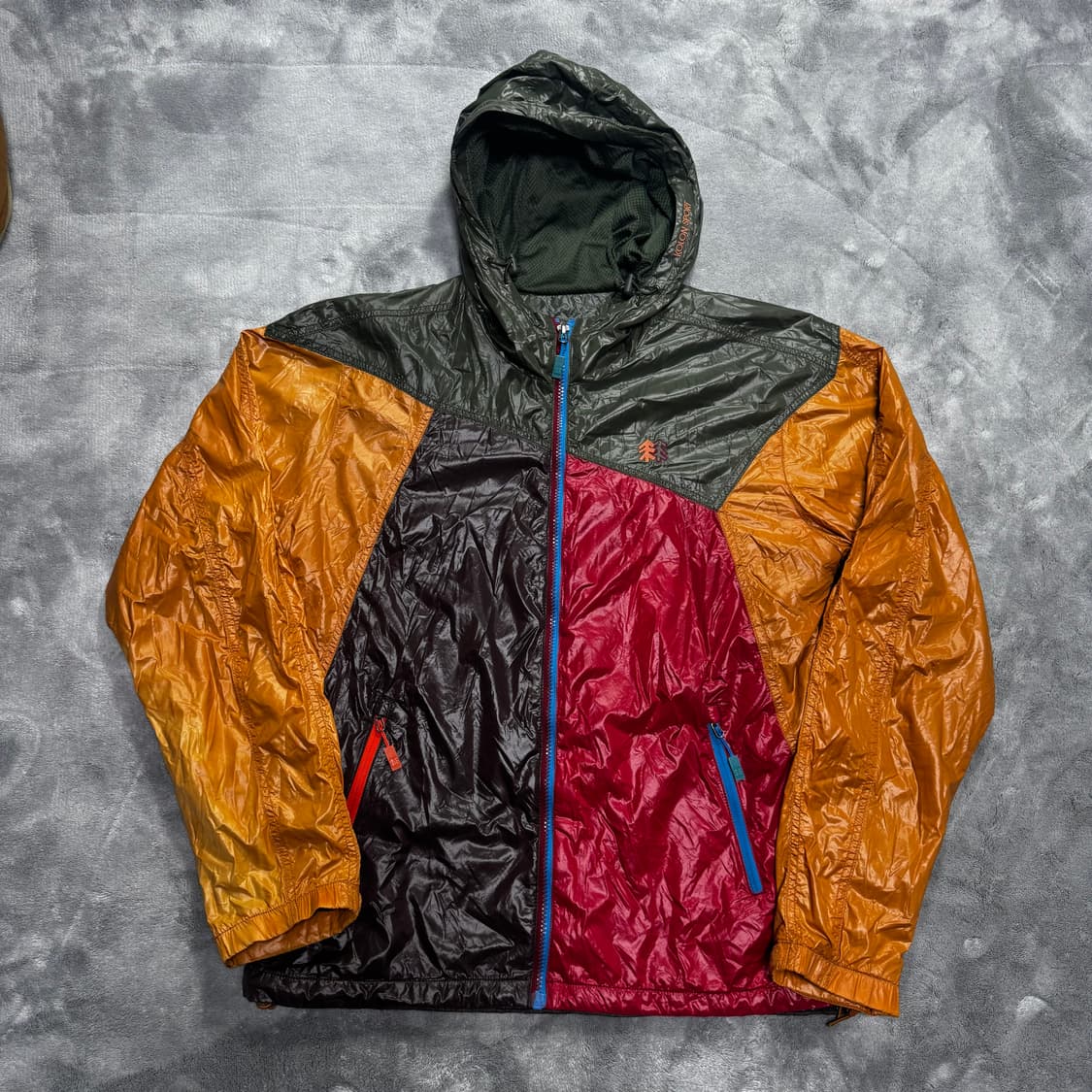 코오롱 올드스쿨 패치워크 바람막이 상품이미지1