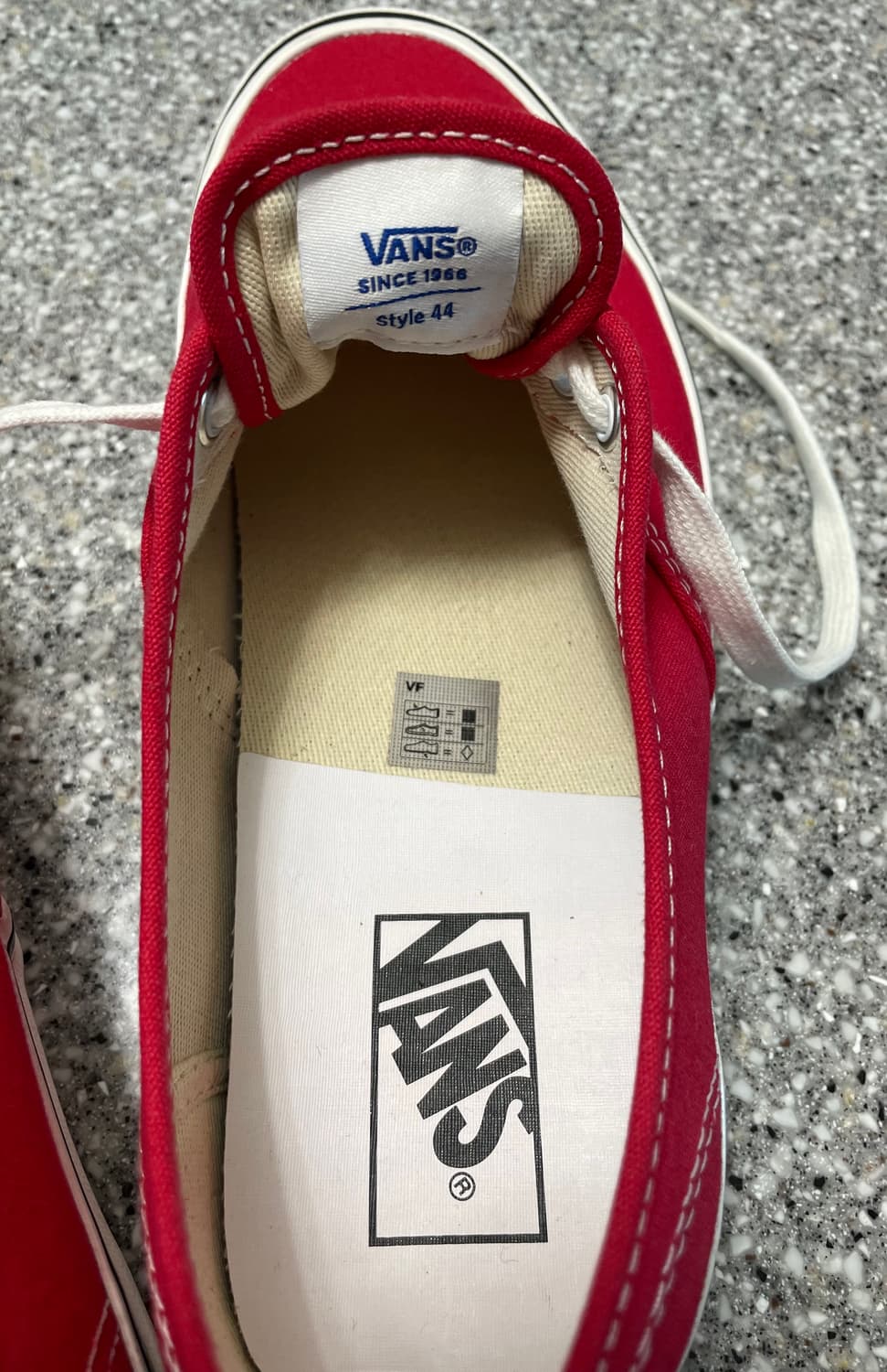 반스 어센틱 리이슈 LX 44 사이즈 275 상품이미지5