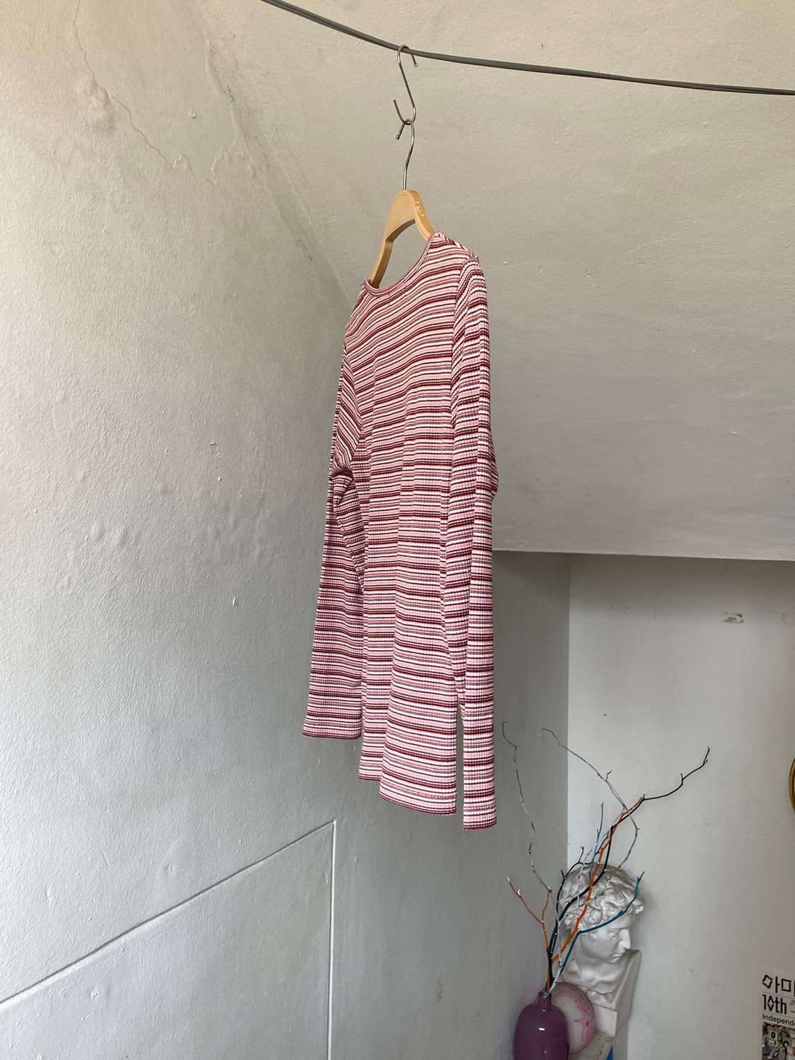 딸기 스트라이프 레이어드 긴팔티 상품이미지7