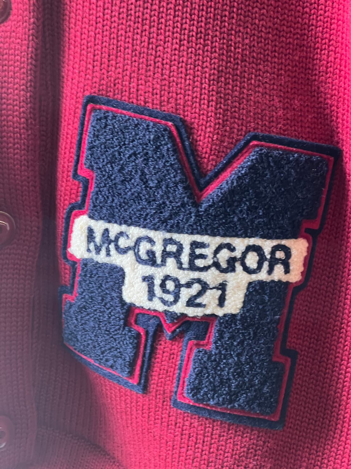 McGregor 맥그리거 울 니트 가디건 상품이미지2