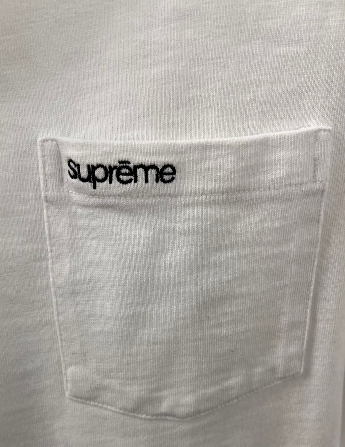 슈프림 숏슬리브 포켓 티셔츠 화이트 M 상품이미지4