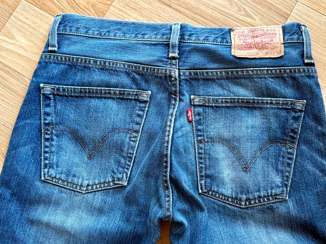 리바이스 507 데님 청바지 상품이미지3