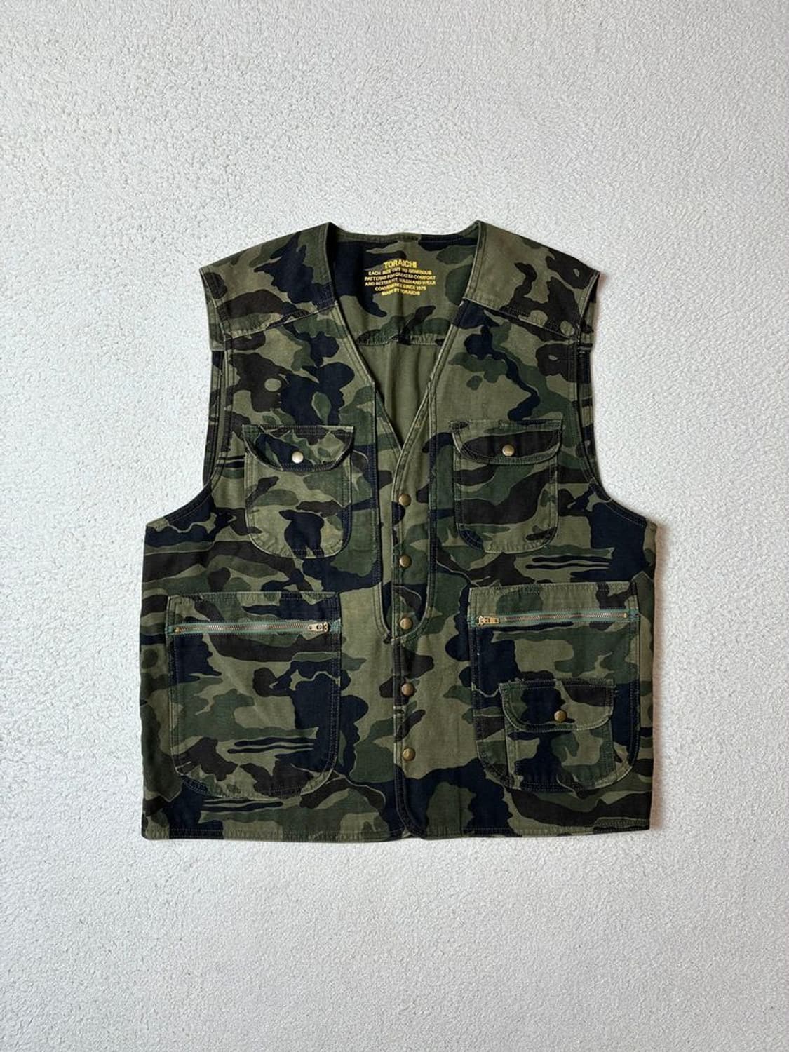 토라이치 00's 유틸리티 카모 히든 베스트 PN7317 상품이미지1