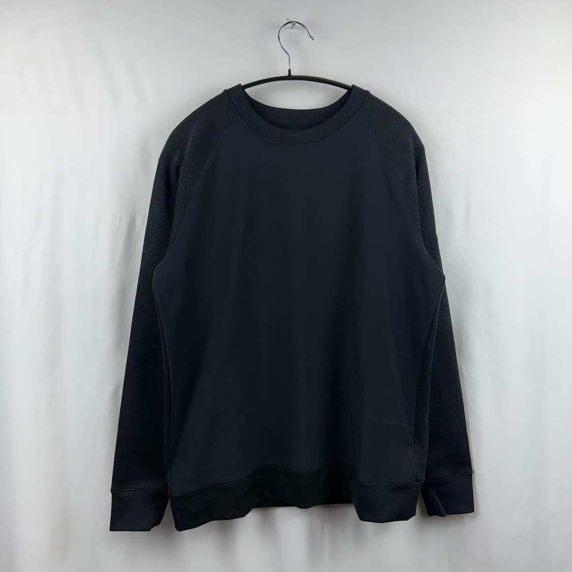 (M) 나이키 골프 드라이 핏 플레이어 니트 맨투맨 블랙 상품이미지2