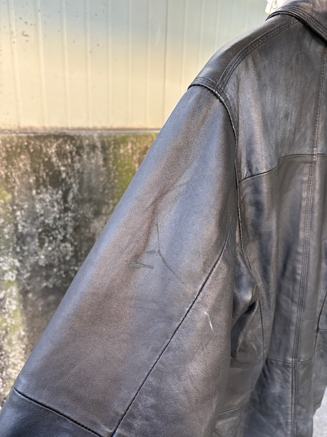 유니버셜 오버롤 리얼 레더 자켓 카코트 커버올 상품이미지7