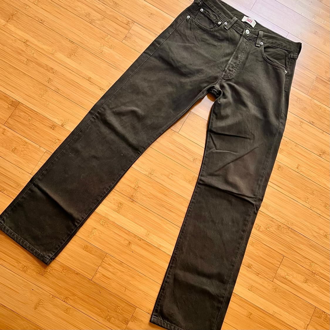 리바이스 501 브라운진 데님팬츠 W32 L32 상품이미지2