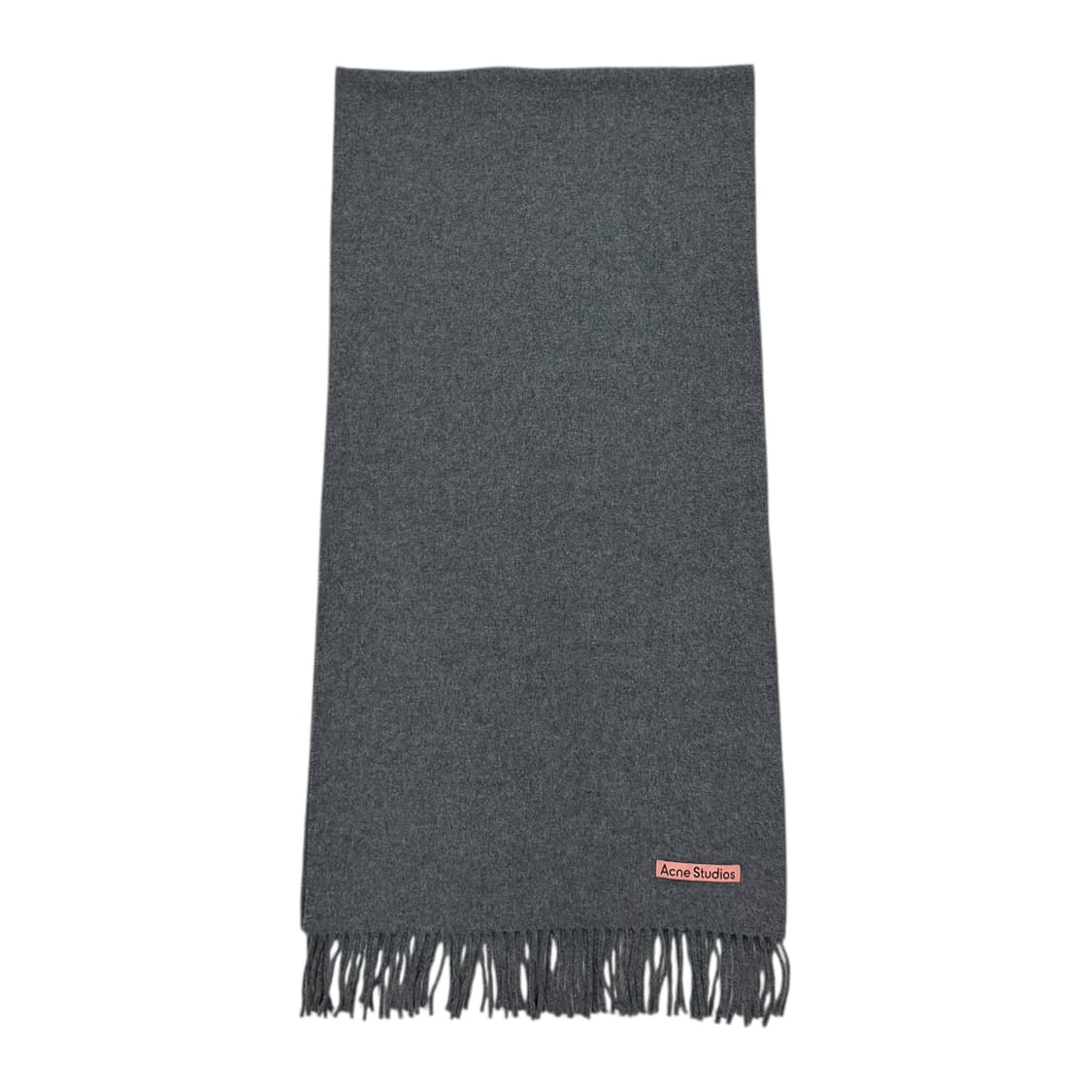 아크네 스튜디오 내로우 울 프린지 머플러 그레이 멜란지 상품이미지2