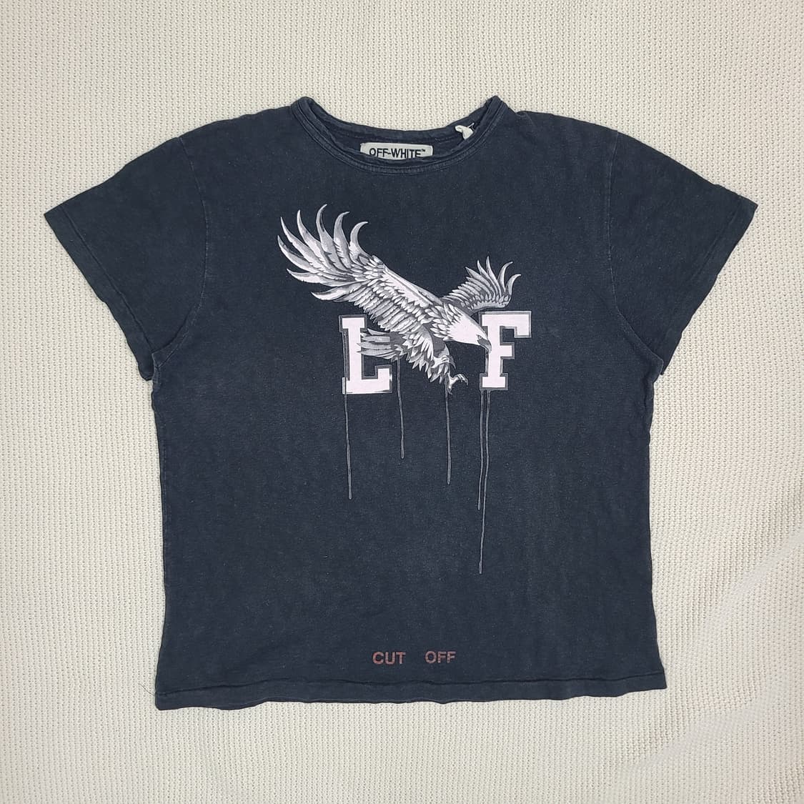 Off-White CUT OFF Eagle Tee(정품) 상품이미지1