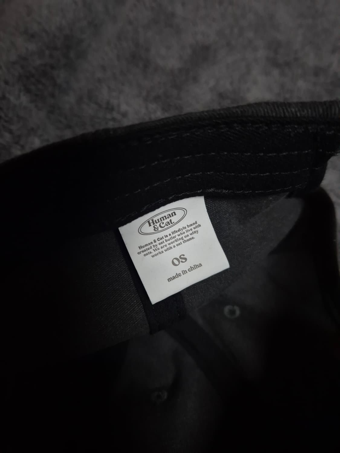 파운드3 스톤 워시드 볼캡 차콜 상품이미지3