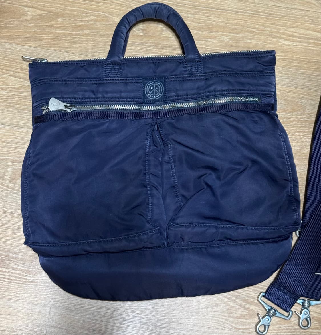 porter classic포터클래식 슈퍼나일론 헬멧백 인디고블루 S 상품이미지2