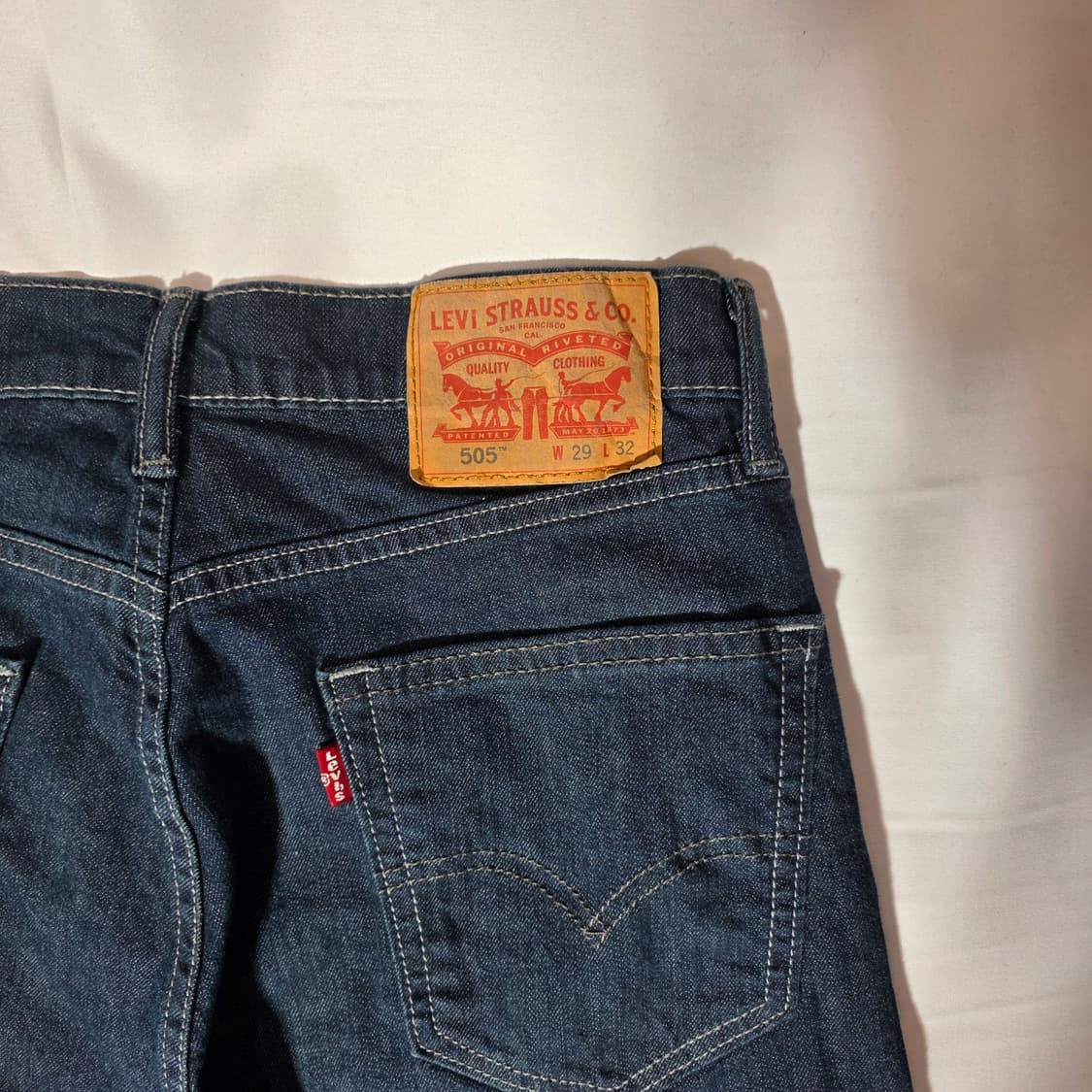 [W29L32]리바이스 505 데님 팬츠 상품이미지6