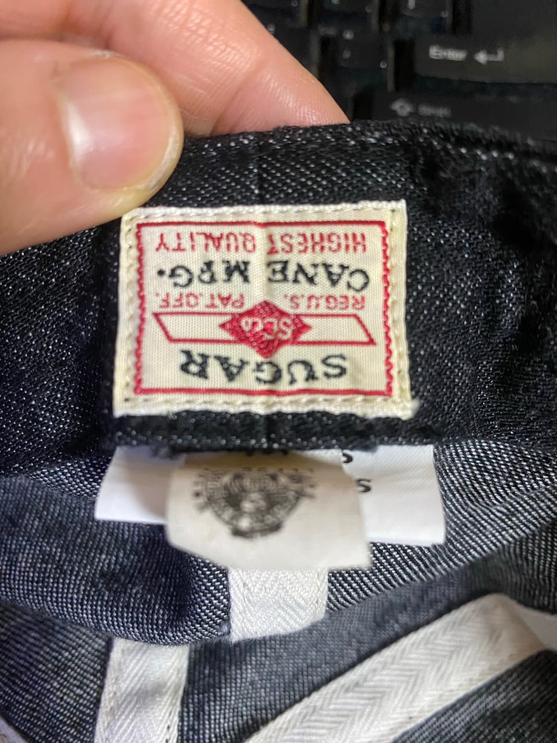 슈가케인 애플잭캡 블랙 새상품 상품이미지7