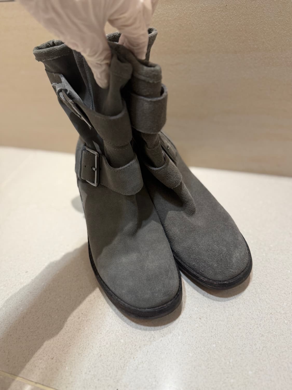 (상태최상) 샘에델만 스웨이드 앵클부츠 240 스튜어트와이츠먼 타임 마쥬 상품이미지3