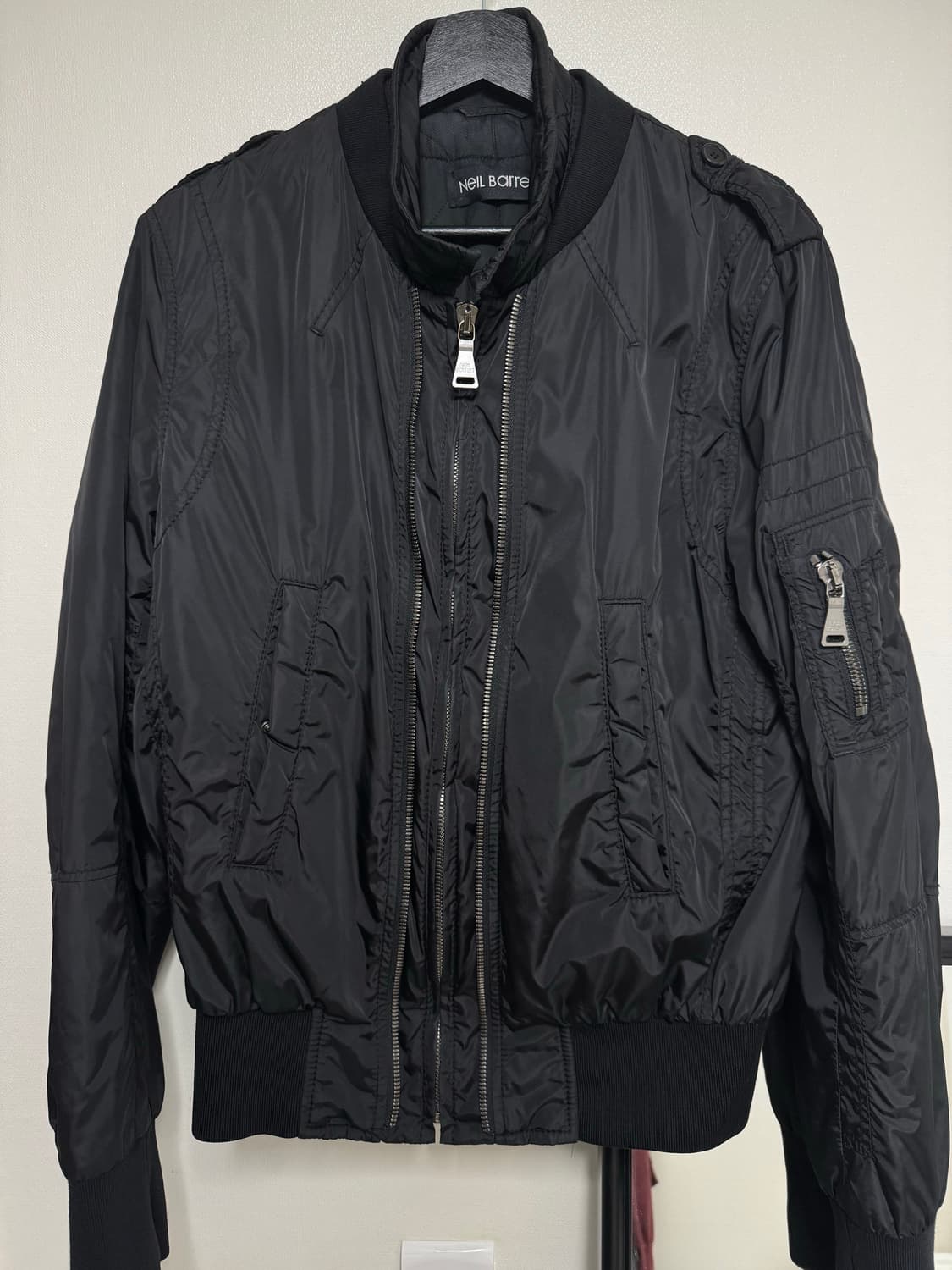 닐바렛 더블 레이어드 봄버 상품이미지2