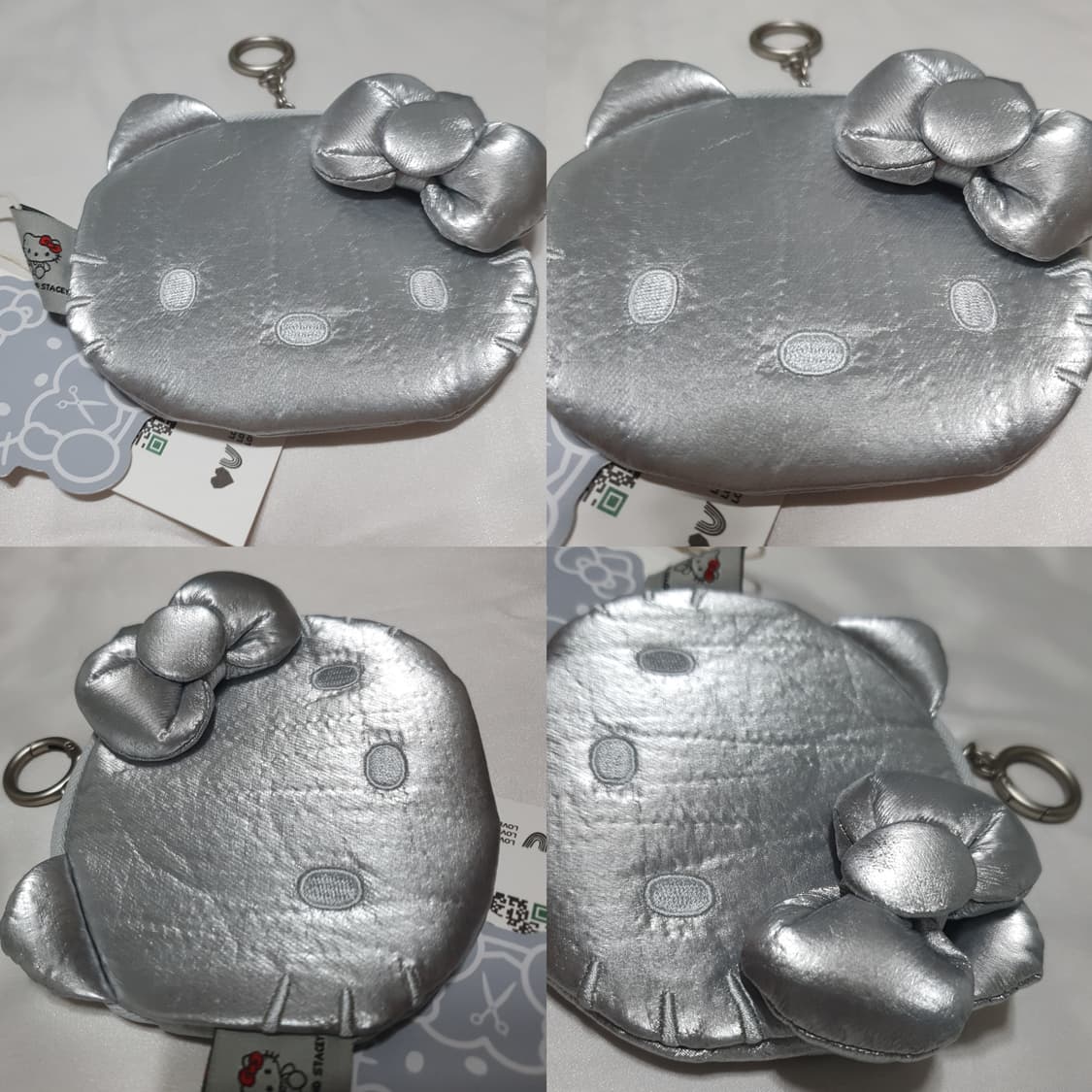 실버 고양이  조셉앤스테이시 미니파우치 동전 카드 지갑  상품이미지3