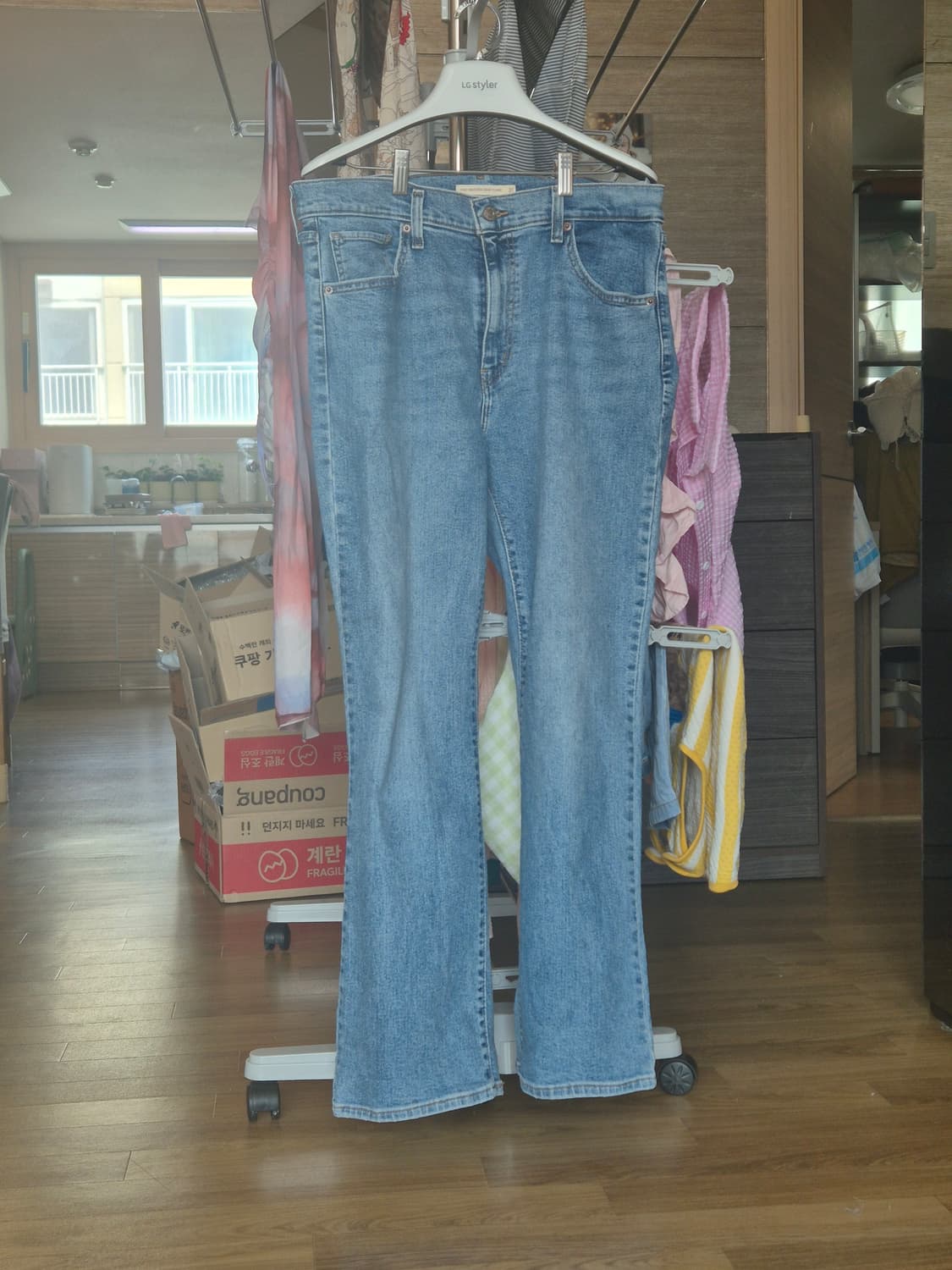 리바이스 부츠컷 하이웨이스트 플레어진 31x29 상품이미지1