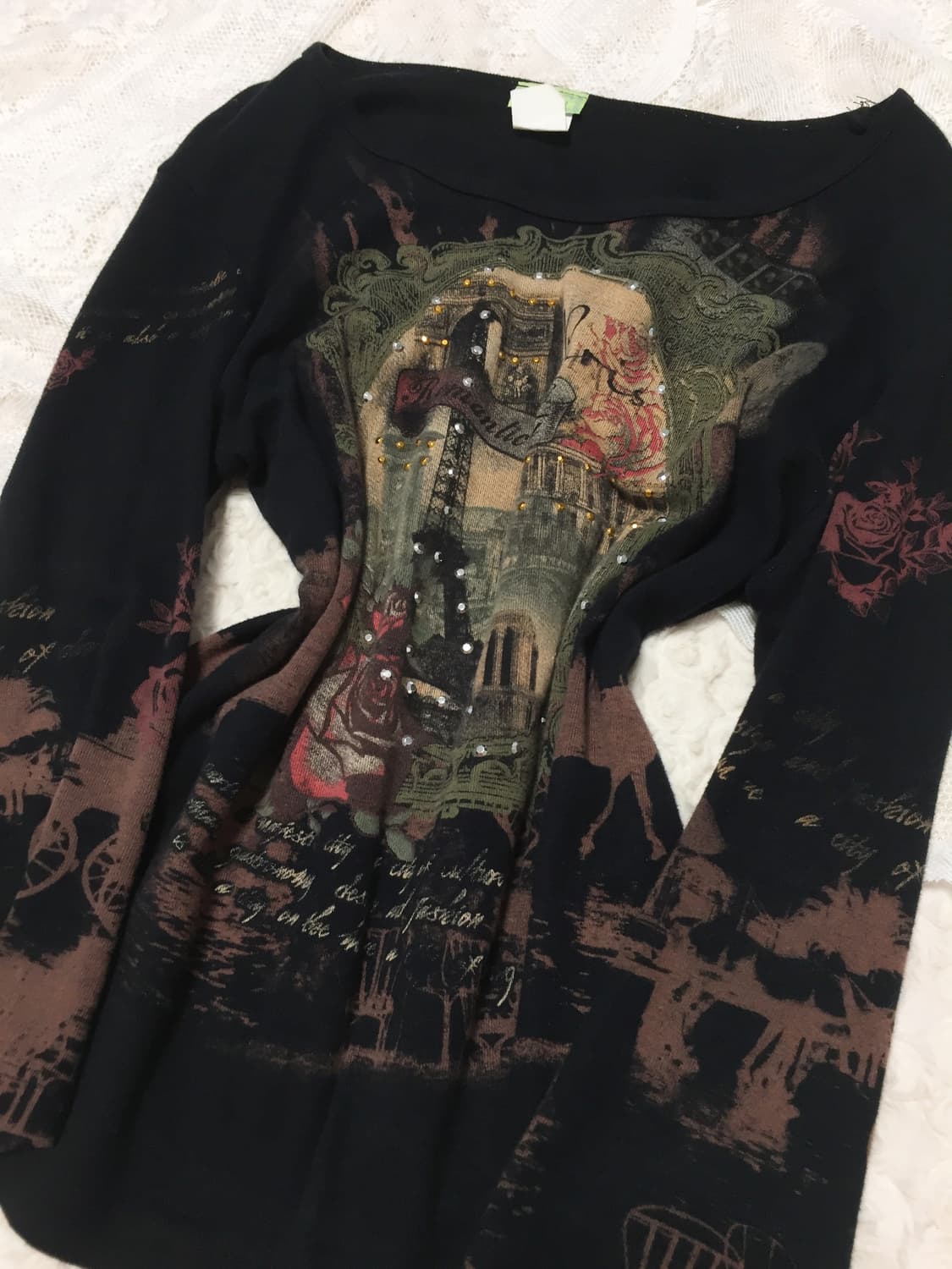 빈티지 y2k오리엔탈페어리 슬리브 상품이미지3