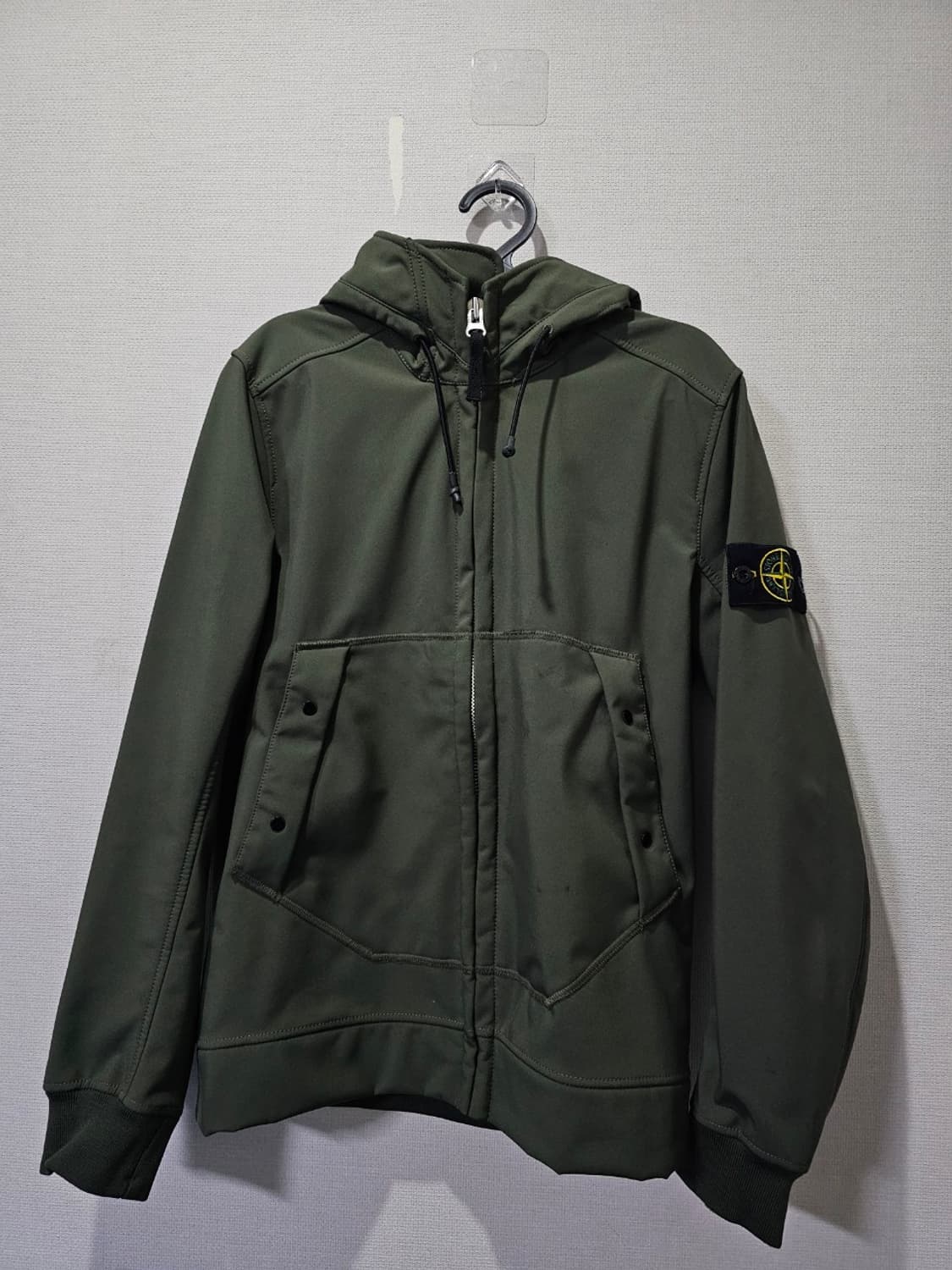 정품 20SS 스톤아일랜드 소프트쉘 후드 자켓 90~95 상품이미지1