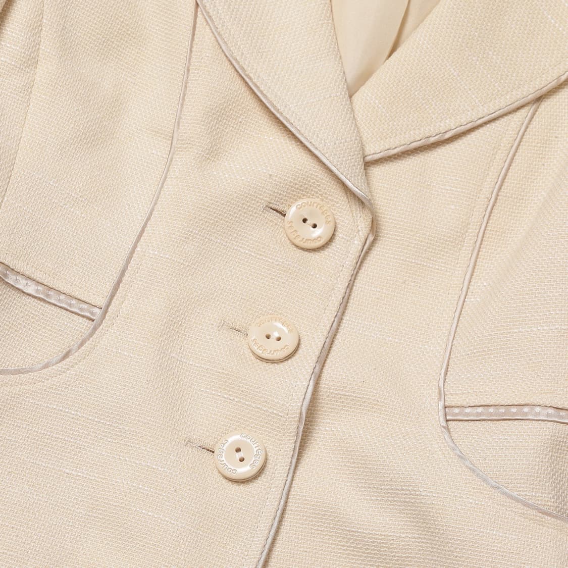 Courreges 3버튼 블레이저자켓 상품이미지4