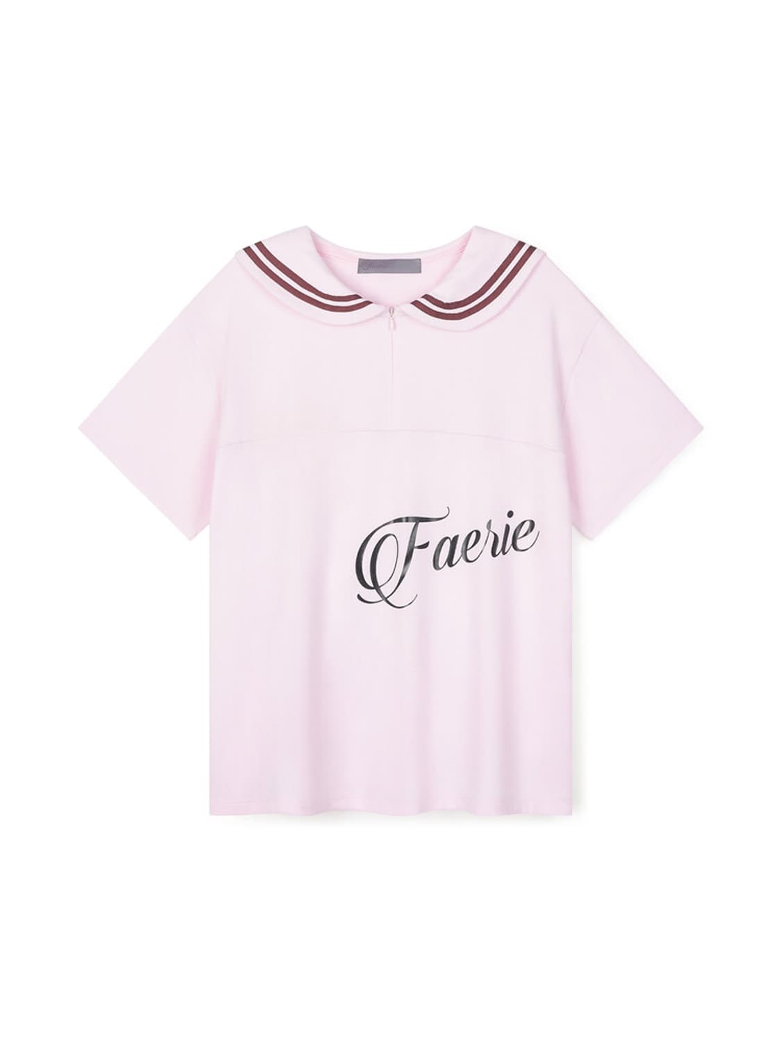 샵 페어리 메쉬 루즈 탑 핑크 상품이미지2