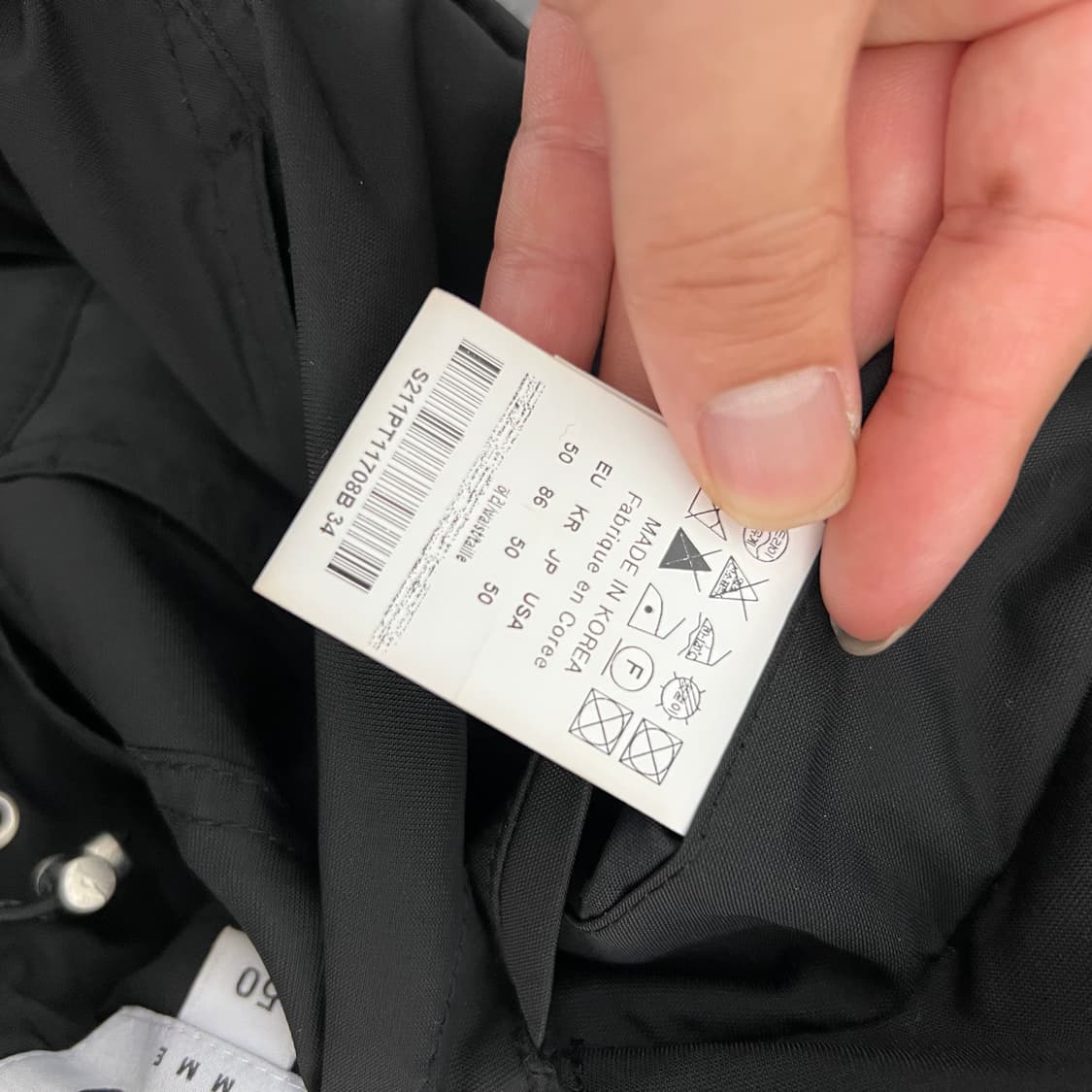 솔리드옴므 21ss 카고 포켓 와이드 팬츠 상품이미지8