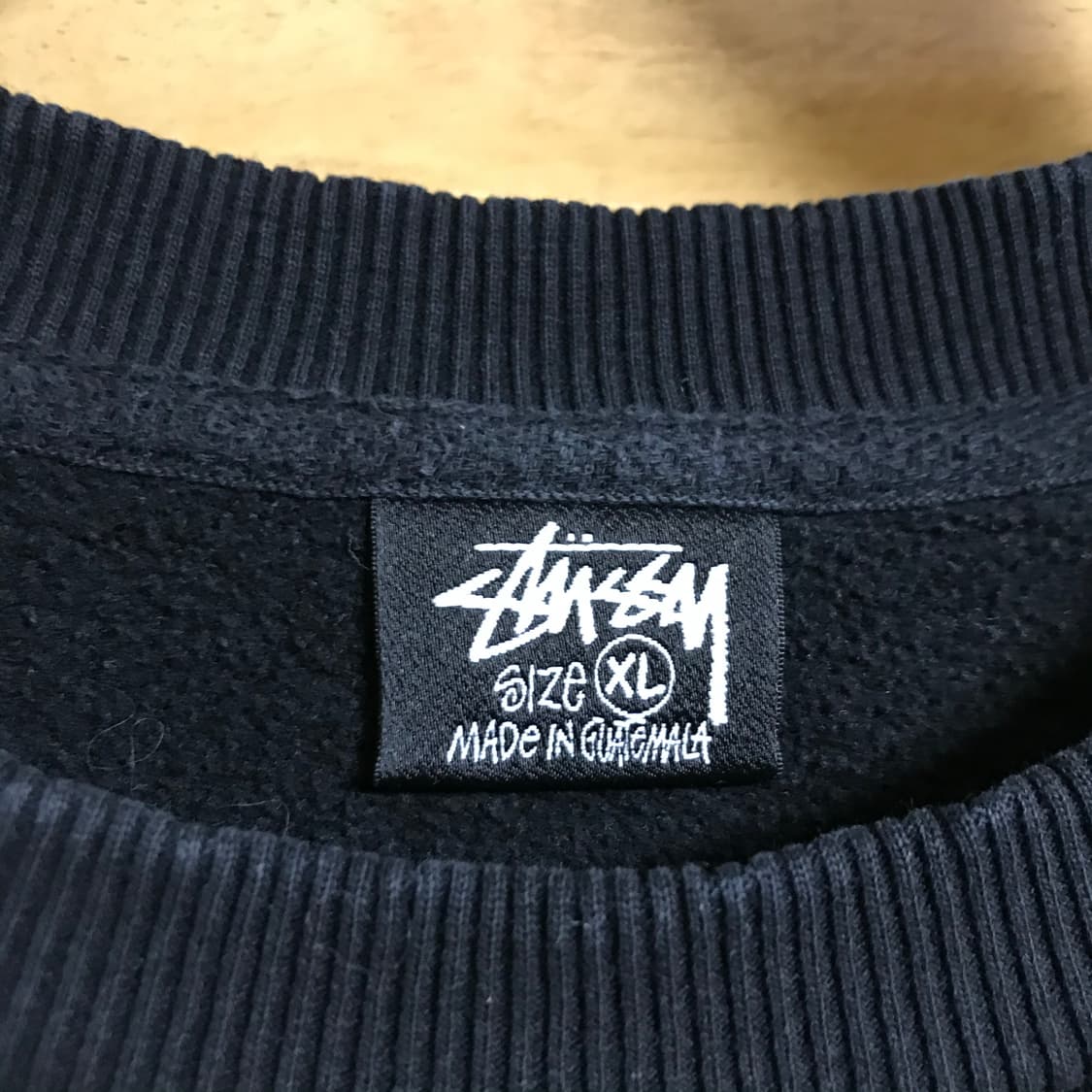 스투시 90s 검정 스웻셔츠 상품이미지3